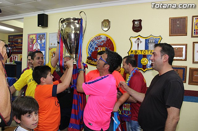 Celebracin en Totana de la quinta Champions y segundo triplete del Bara - 3