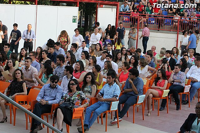 Acto de clausura y graduacin del 2 curso de bachillerato del IES 