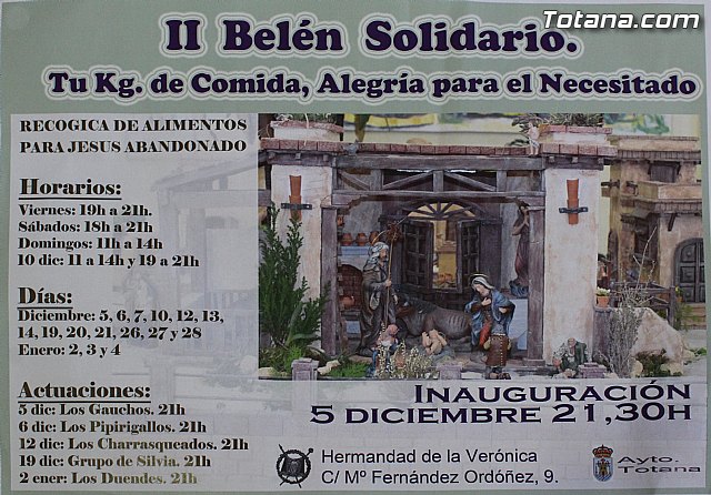 II Beln Solidario. Hdad de La Vernica. Navidad 2014 - 1