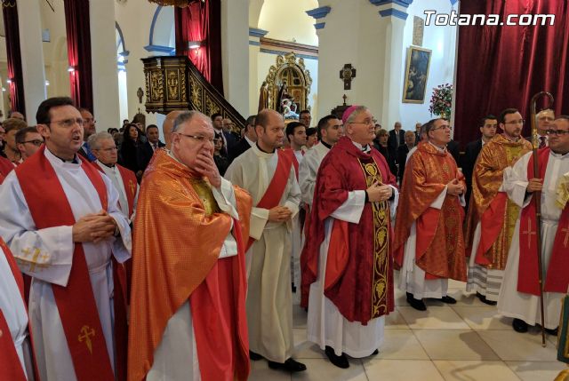 El obispo de la dicesis de Cartagena preside la misa en la festividad de la Patrona de Totana, Santa Eulalia de Mrida - 2016 - 99