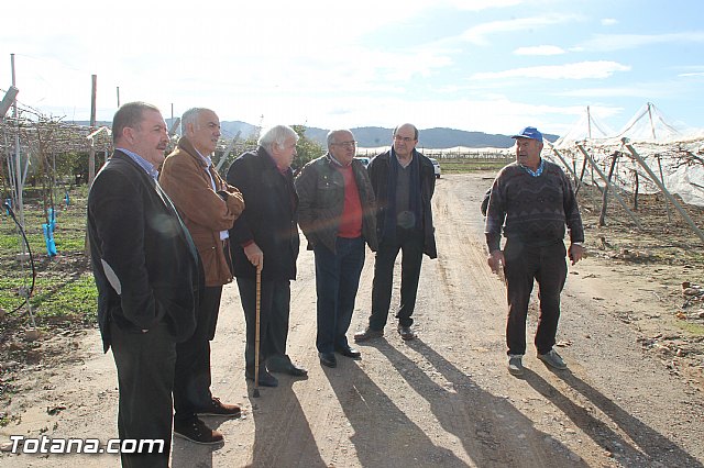 Visita a parrales afectados por la nevada - 63