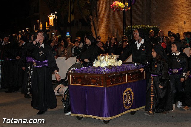 Procesin del Santo Entierro (Salida) - Viernes Santo noche - Semana Santa Totana 2015 - 222