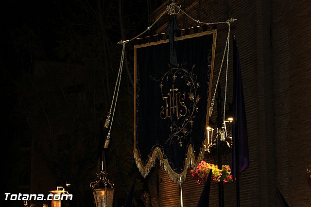 Procesin del Santo Entierro (Salida) - Viernes Santo noche - Semana Santa Totana 2015 - 225