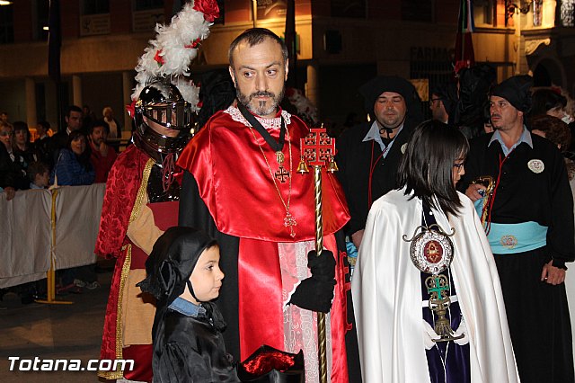 Procesin del Santo Entierro (Salida) - Viernes Santo noche - Semana Santa Totana 2015 - 236