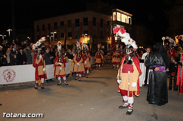 Procesin del Santo Entierro (Salida) - Viernes Santo noche - Semana Santa Totana 2015 - 246