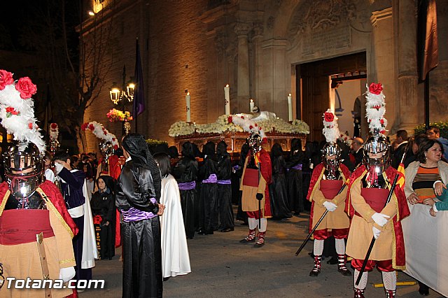 Procesin del Santo Entierro (Salida) - Viernes Santo noche - Semana Santa Totana 2015 - 247