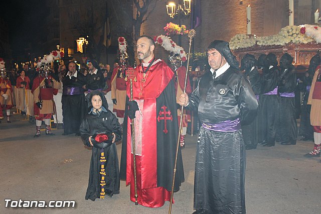 Procesin del Santo Entierro (Salida) - Viernes Santo noche - Semana Santa Totana 2015 - 249