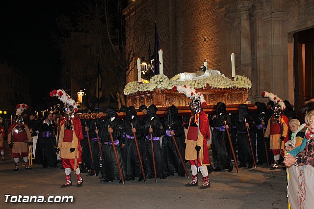 Procesin del Santo Entierro (Salida) - Viernes Santo noche - Semana Santa Totana 2015 - 250