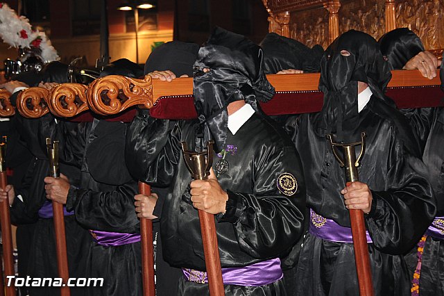 Procesin del Santo Entierro (Salida) - Viernes Santo noche - Semana Santa Totana 2015 - 252