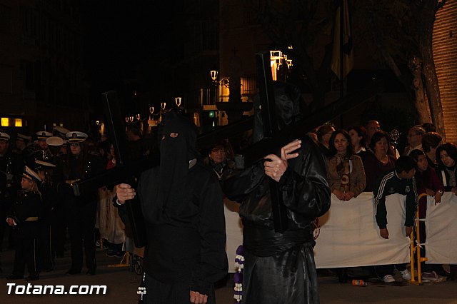 Procesin del Santo Entierro (Salida) - Viernes Santo noche - Semana Santa Totana 2015 - 256