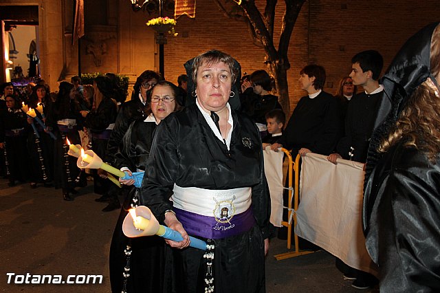 Procesin del Santo Entierro (Salida) - Viernes Santo noche - Semana Santa Totana 2015 - 260