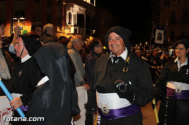 Procesin del Santo Entierro (Salida) - Viernes Santo noche - Semana Santa Totana 2015 - 264