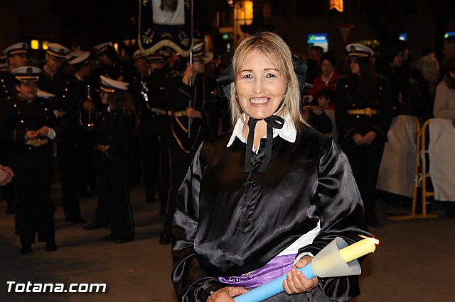 Procesin del Santo Entierro (Salida) - Viernes Santo noche - Semana Santa Totana 2015 - 265