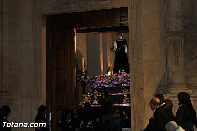 Procesin del Santo Entierro (Salida) - Viernes Santo noche - Semana Santa Totana 2015 - 267