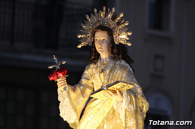 Traslado procesional de Santa Eulalia a la Parroquia de Santiago - Totana 2018 - 277