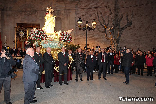 Traslado procesional de Santa Eulalia a la Parroquia de Santiago - Totana 2018 - 296