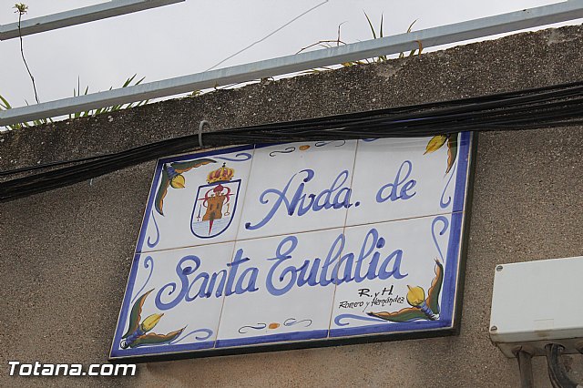 Traslado de Santa Eulalia desde la ermita de San Roque a la parroquia de Santiago 2015 - 7